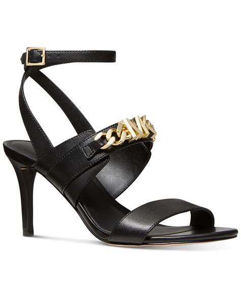 michael michael kors women's blaine ankle-strap mk chain sandals|Michael michael kors blaine ankle bootie + FREE SHIPPING.